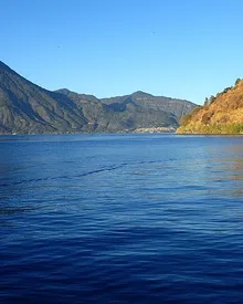 View of Jaibalito: Lake Atitlan's Quietest, No Car Village on Lake Atitlan