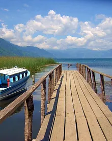 View of San Juan La Laguna: Weaving, Natural Dyes, No Nightlife on Lake Atitlan